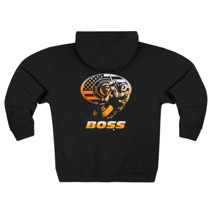 EZ RIDER ORANGE WHITE FADE /BOSS ZIP UP