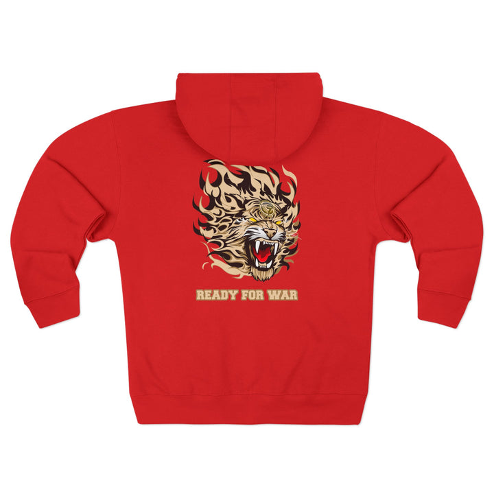 CG TIGER FLAME DESERT SAND /READY FOR WAR  ZIP UP