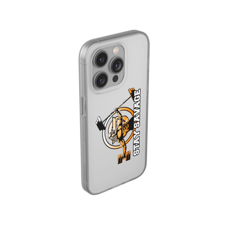SPARTAN LIFT ORANGE WHITE PHONE CASE/STAY SAVAGE