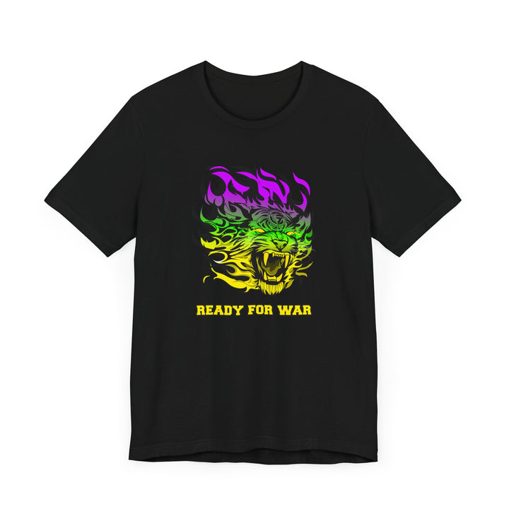 TIGER FLAME YELLOW GREEN PURPLE FADE/READY FOR WAR