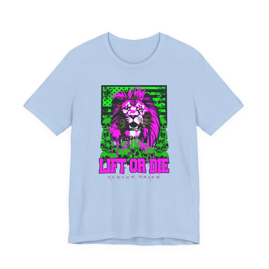LION HEART PURPLEGREEN/LIFT OR DIE