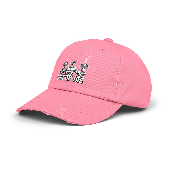 RIDE THE LIGHTNING WHITE/LIFT OR DIE CAP