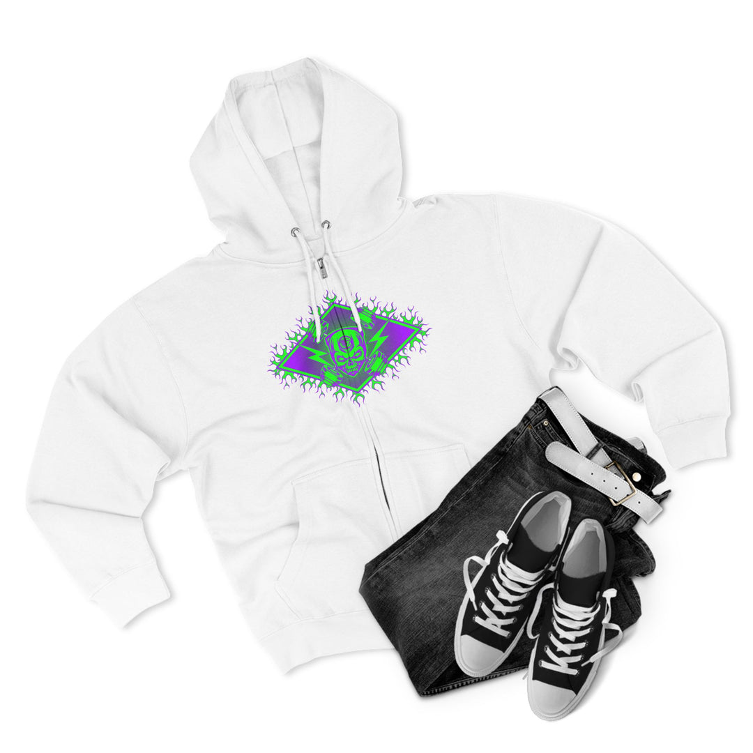 CG SERPENT SLAYER PURPLE GREEN /CONQUER ZIP UP
