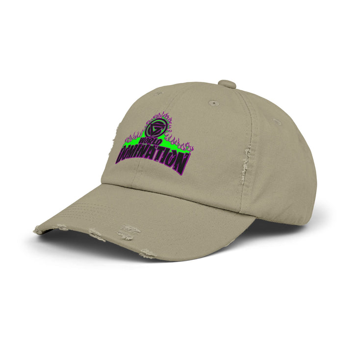 CG PURPLE GREEN FIRE /WORLD DOMINATION CAP