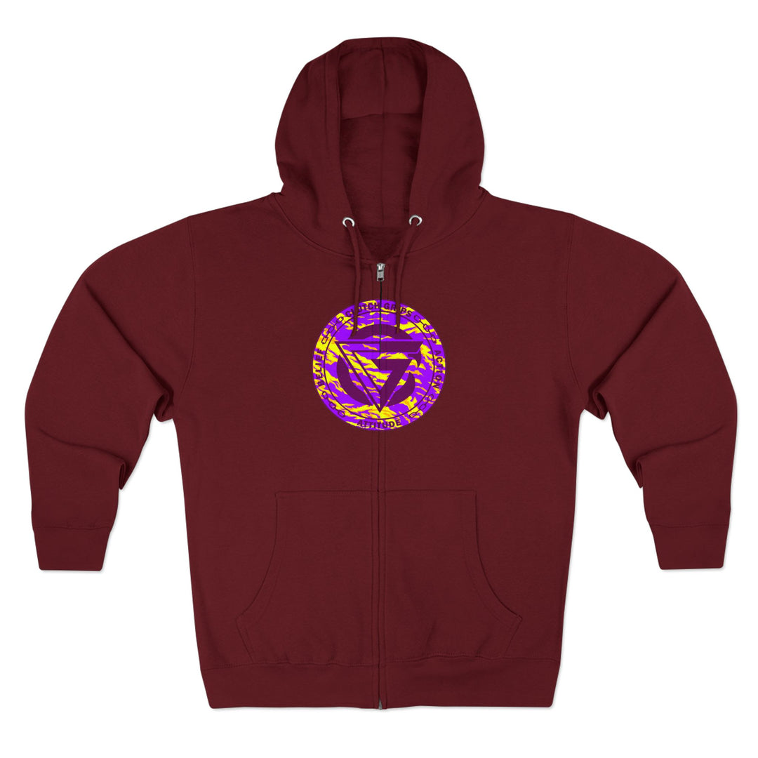 CG MAC JUMP PURPLE GOLD /STAY SAVAGE ZIP UP
