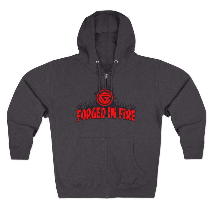 CG  NAVY SEAL TRIBUTE  RIP RED BLACK /READY FOR WAR ZIP UP