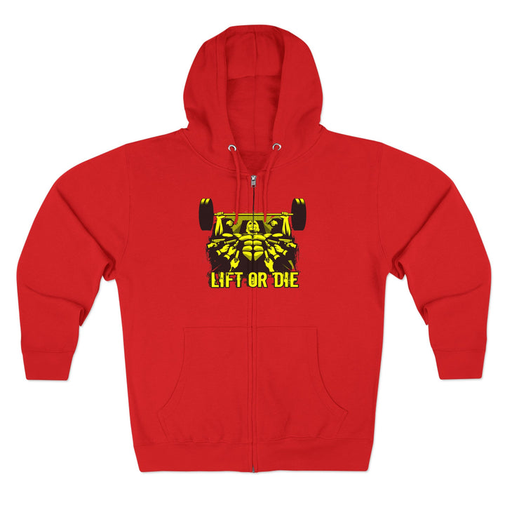 CG FINAL BOSS ON PRE-WORKOUT YELLOW BLACK /LIFT OR DIE ZIP UP