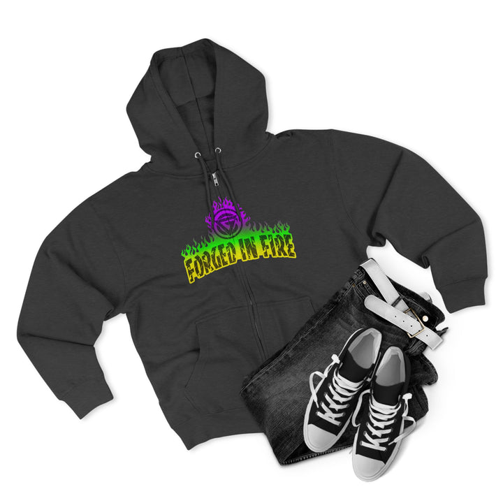 CG LIGHTNING KING YELLOW GREEN PURPLE /STAY SAVAGE ZIP UP