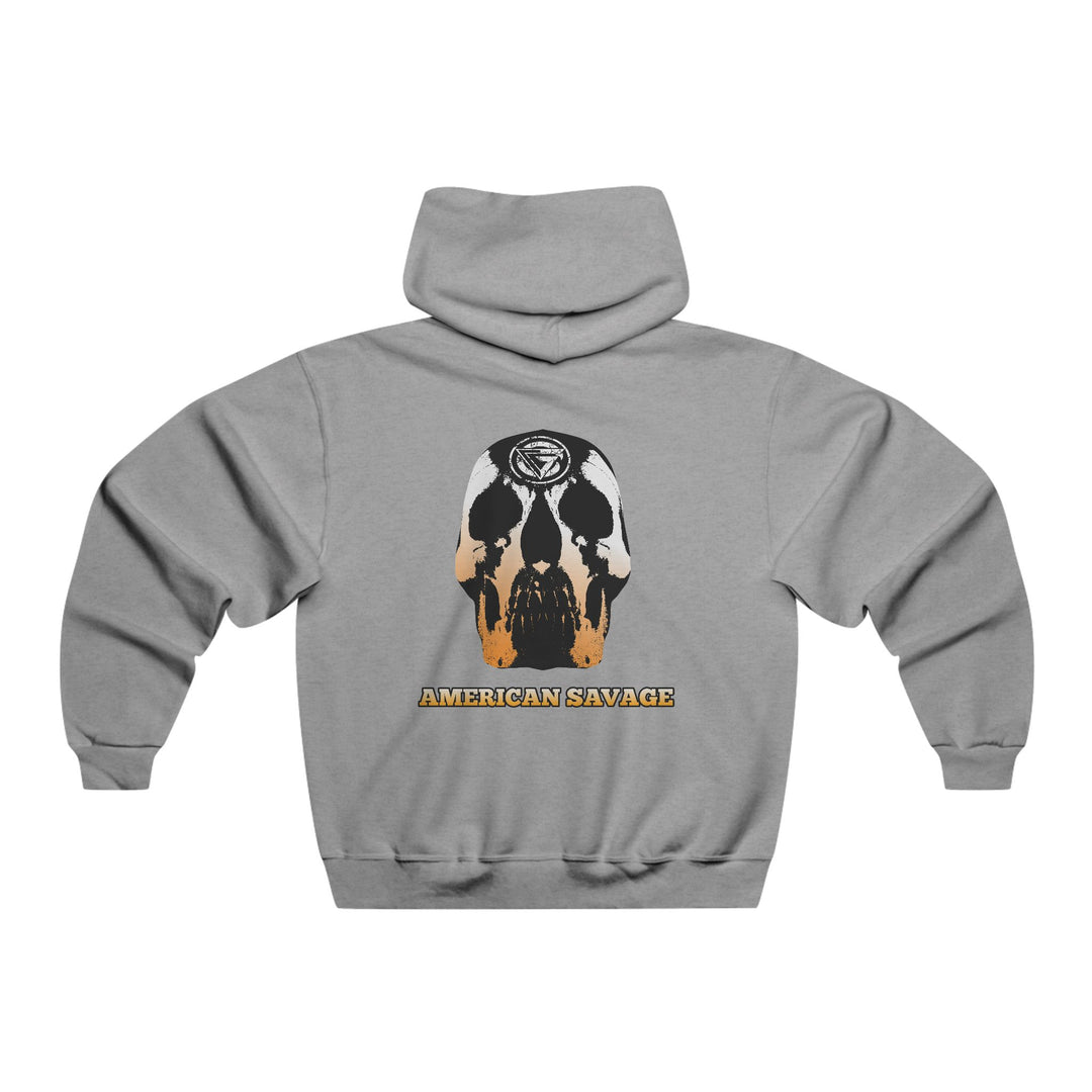 SKULLATOR- ORANGE WHITE FADE/AMERICAN SAVAGE