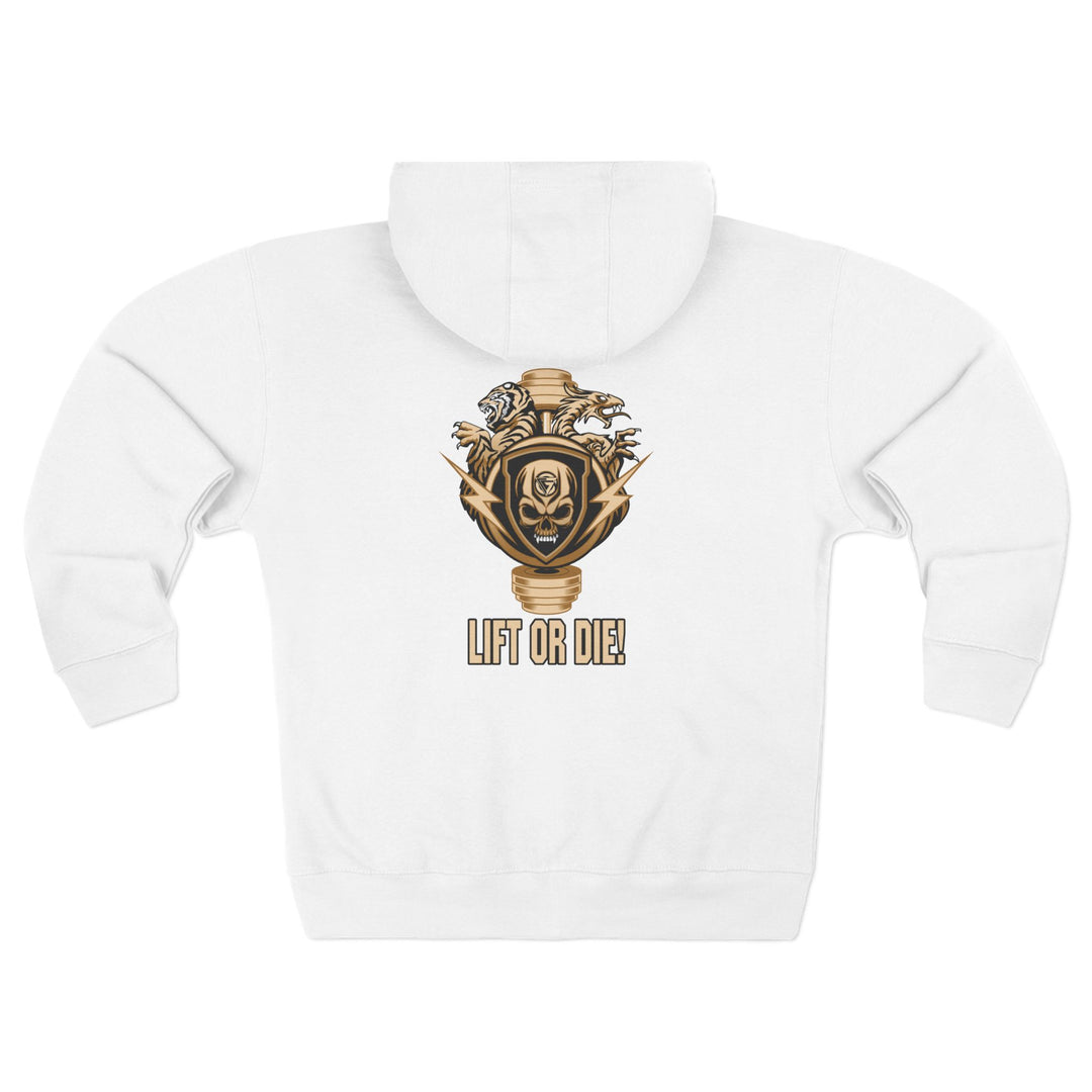 CG SGL SKULL BELL DESRT SAND/LIFT OR DIE ZIP UP