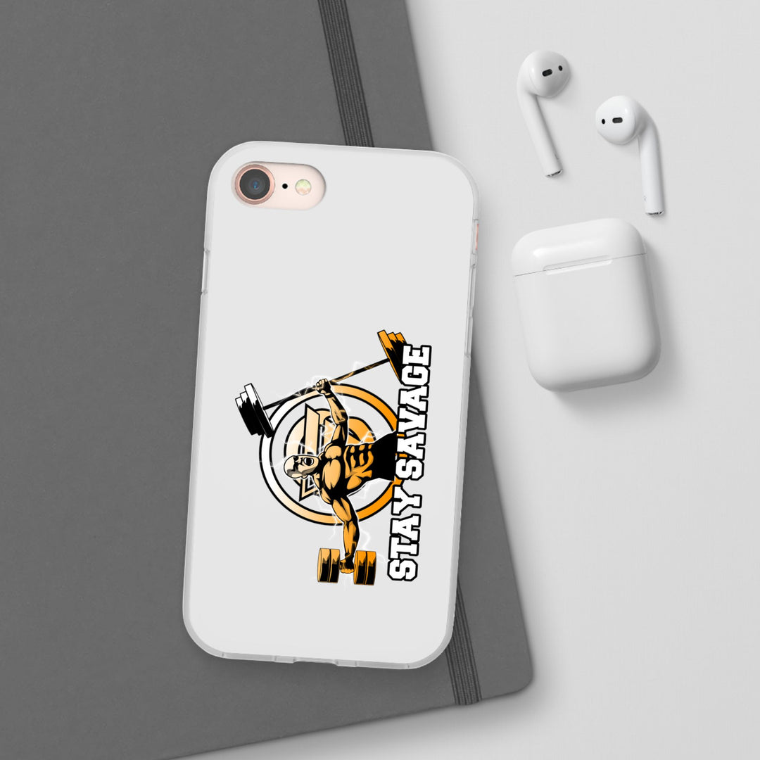 SPARTAN LIFT ORANGE WHITE PHONE CASE/STAY SAVAGE