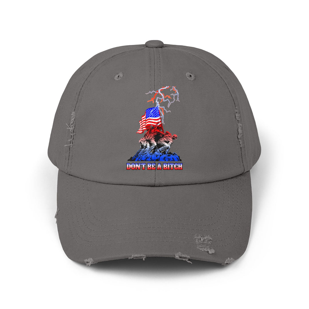 AMERICAN WARRIORS RED WHITE BLUE FADE/DONT BE A BITCH CAP