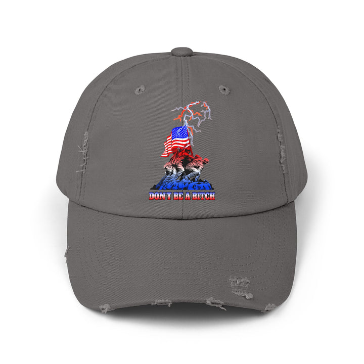 AMERICAN WARRIORS RED WHITE BLUE FADE/DONT BE A BITCH CAP