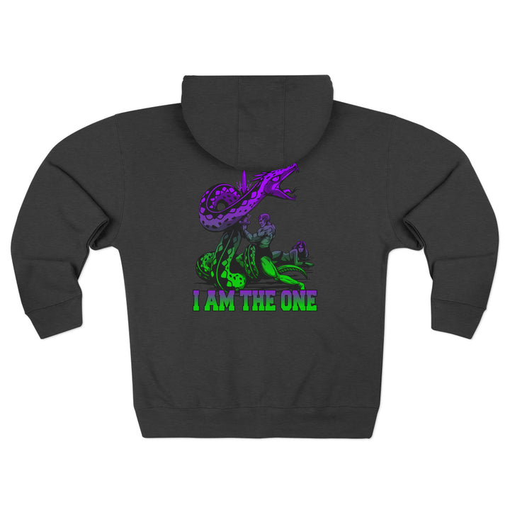 CG SERPENT SLAYER PURPLE GREEN /I AM THE ONE ZIP UP