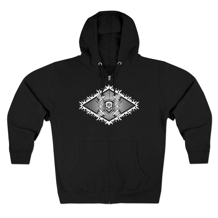 WICKED VIPER BLACK WHITE /LIFT OR DIE ZIP UP