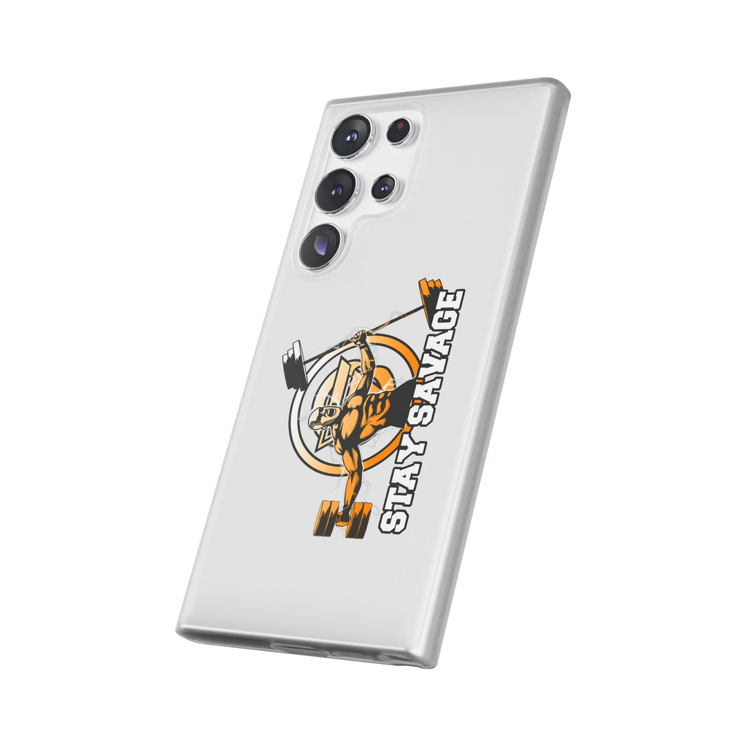 SPARTAN LIFT ORANGE WHITE PHONE CASE/STAY SAVAGE