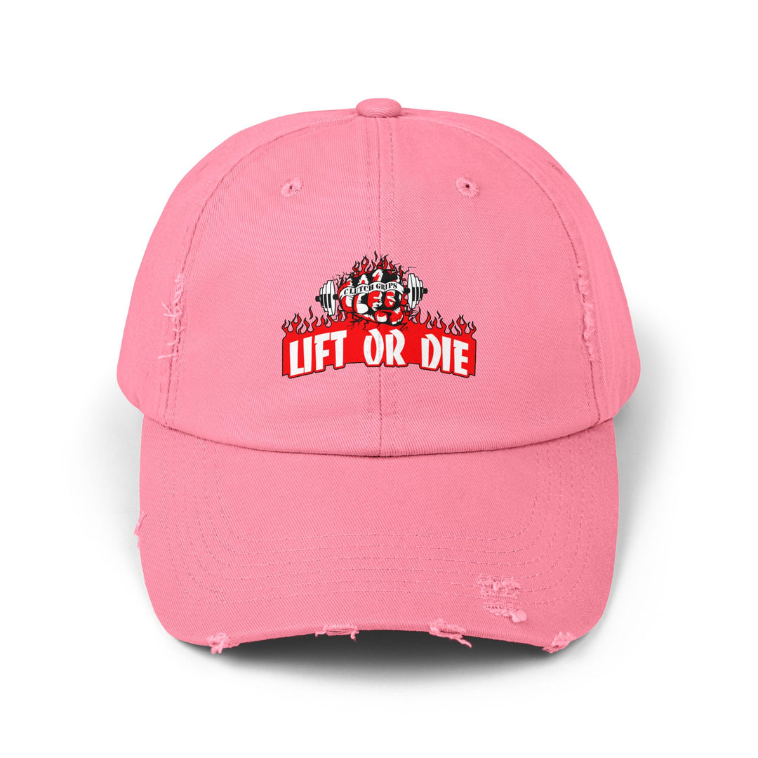 CG FIRE & FIST RED WHITE BLACK/LIFT OR DIE CAP