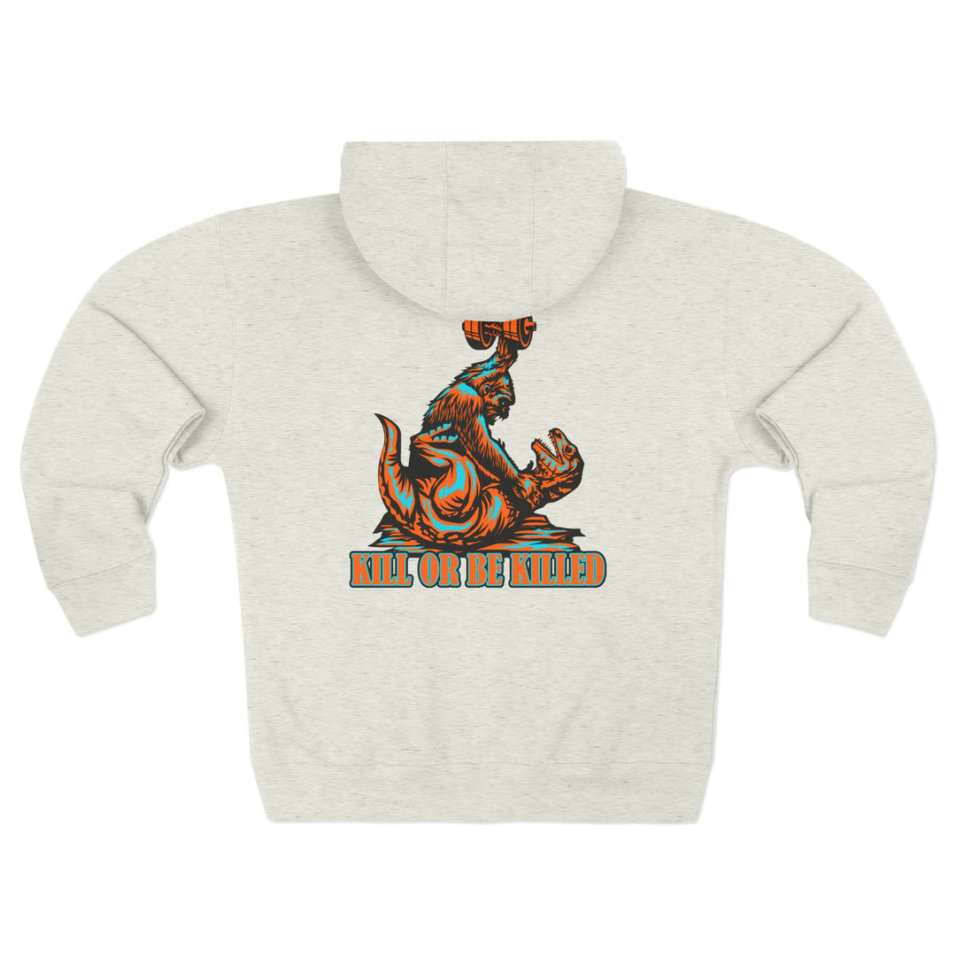 CG APE VS ZILLA RED MIAMI COLORS /KILL OR BE KILLED ZIP UP