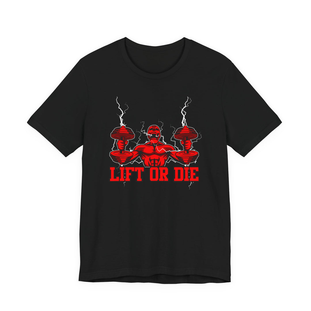 RIDE THE LIGHTNING RED/LIFT OR DIE