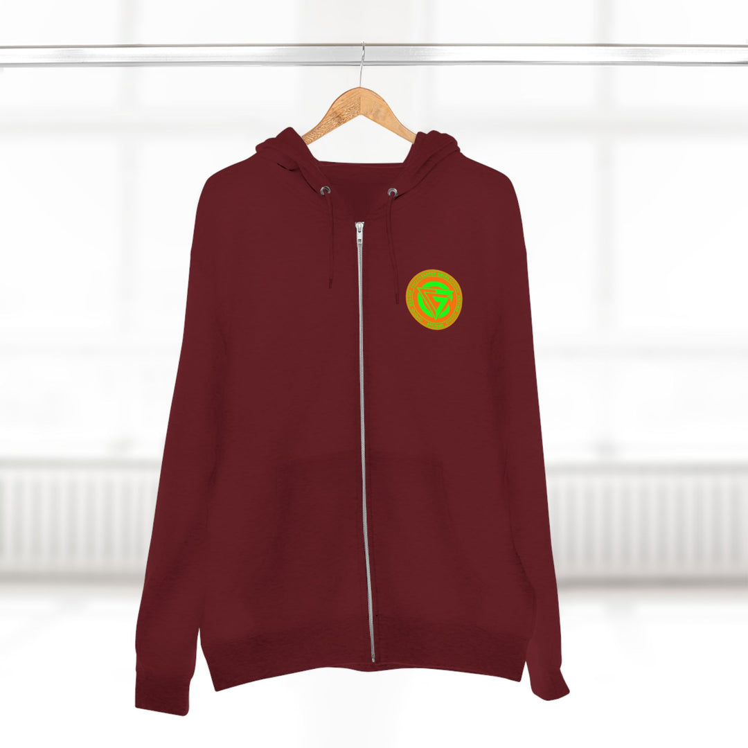 SPARTAN LIFT ORANGE GREEN  /STAY SAVAGE ZIP UP
