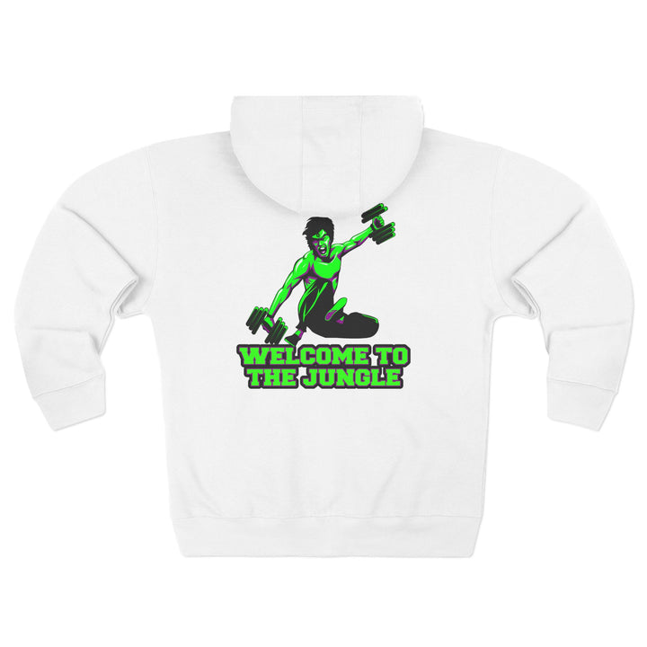 CG LIFT KICKPURPLE GREEN FADE/WELCOME TO THE JUNGLE ZIP UP