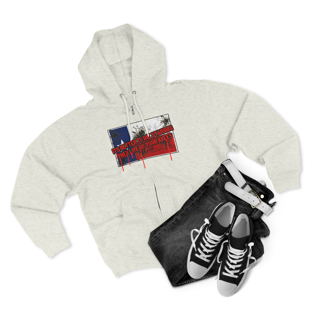 CG ANGRY DOG LONE STAR TEXAS STYLE /LIFT OR DIE ZIP UP