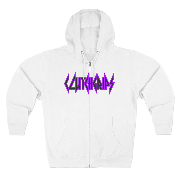 CG SKULL PURPLE NURPLE /LIFT OR DIE ZIP UP