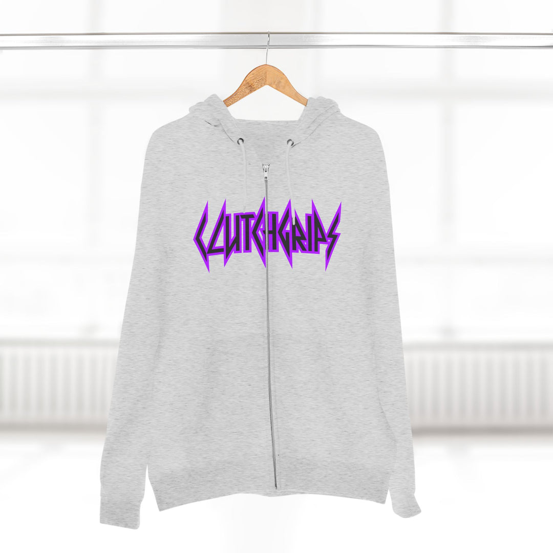 CG SKULL PURPLE NURPLE /LIFT OR DIE ZIP UP