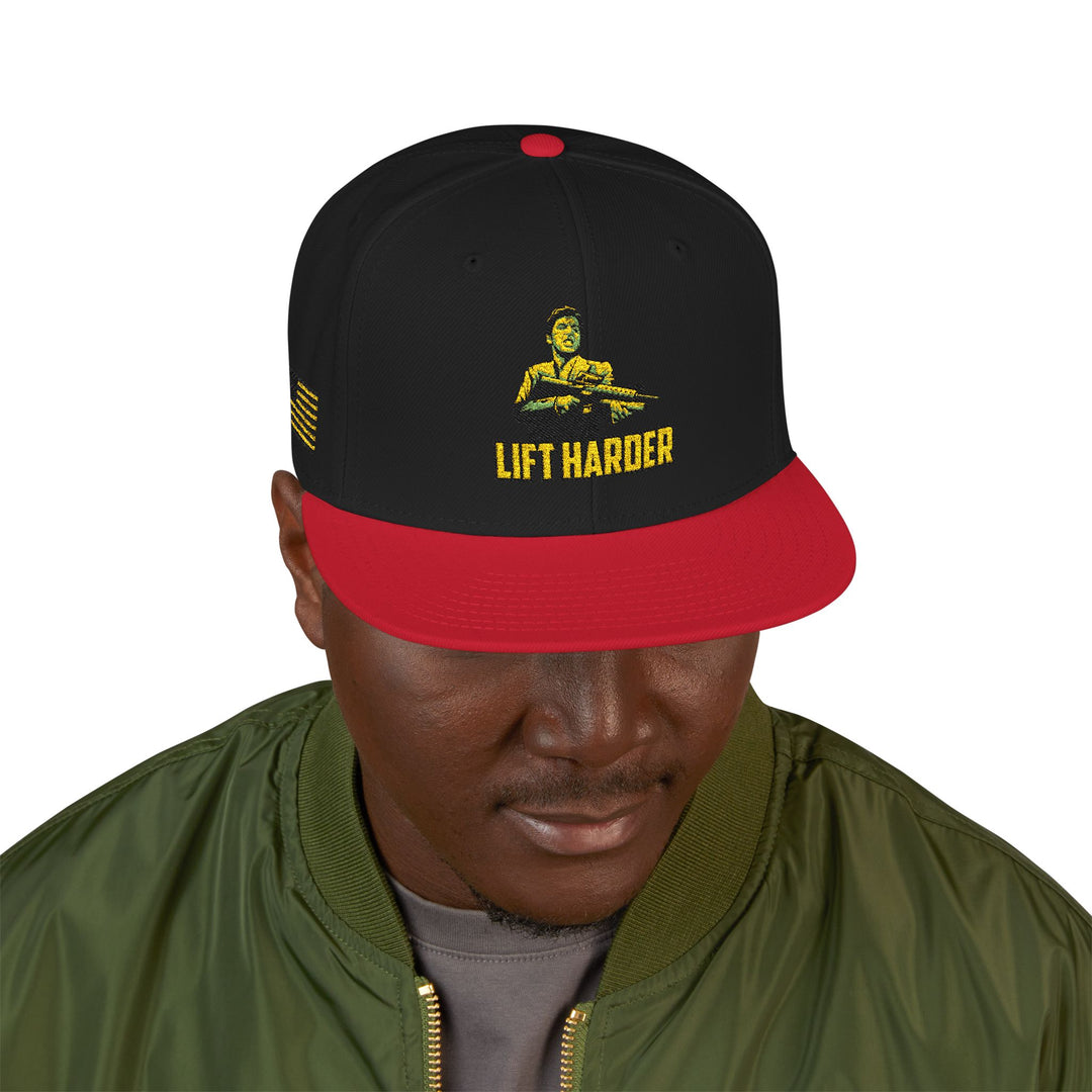 CG FINAL MAFIA BOSS YELLOW BLACK /LIFT HARDER Snapback (Embroidery)