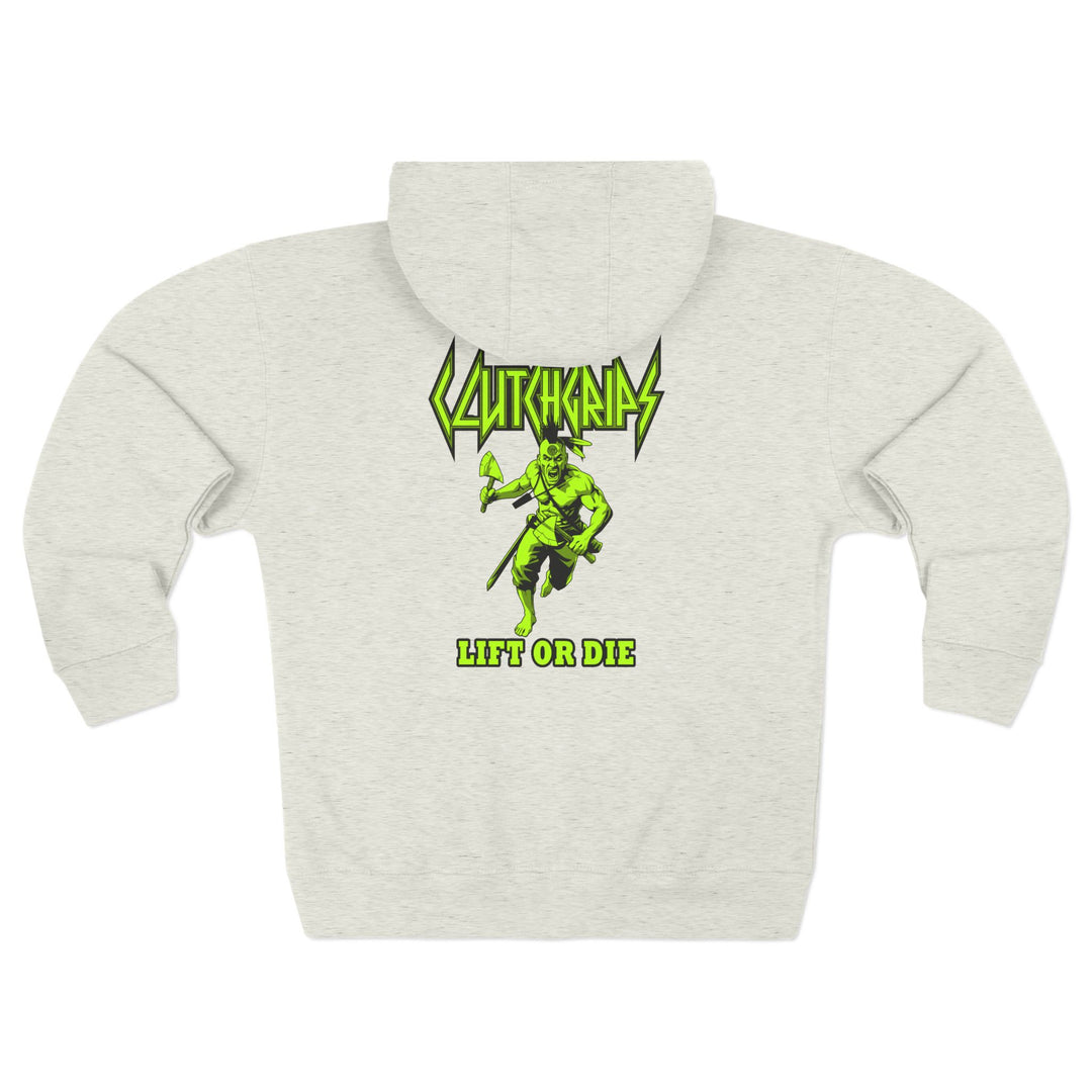 CG MAC BRAVE HYPER GREEN/LIFT OR DIE ZIP UP