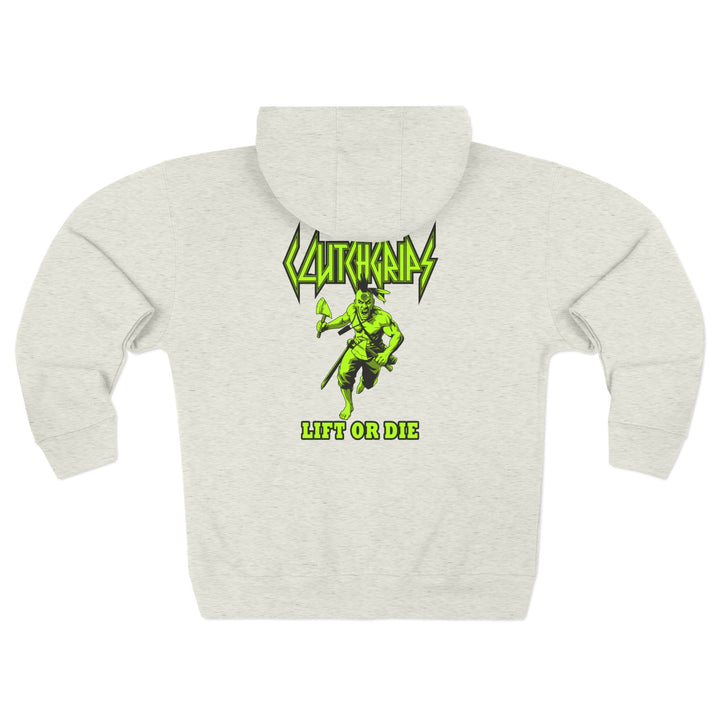 CG MAC BRAVE HYPER GREEN/LIFT OR DIE ZIP UP