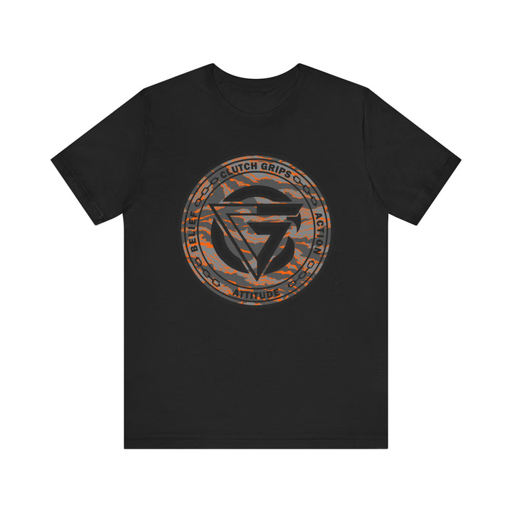 CG BASIC LOGO ORANGE GREY CAMO