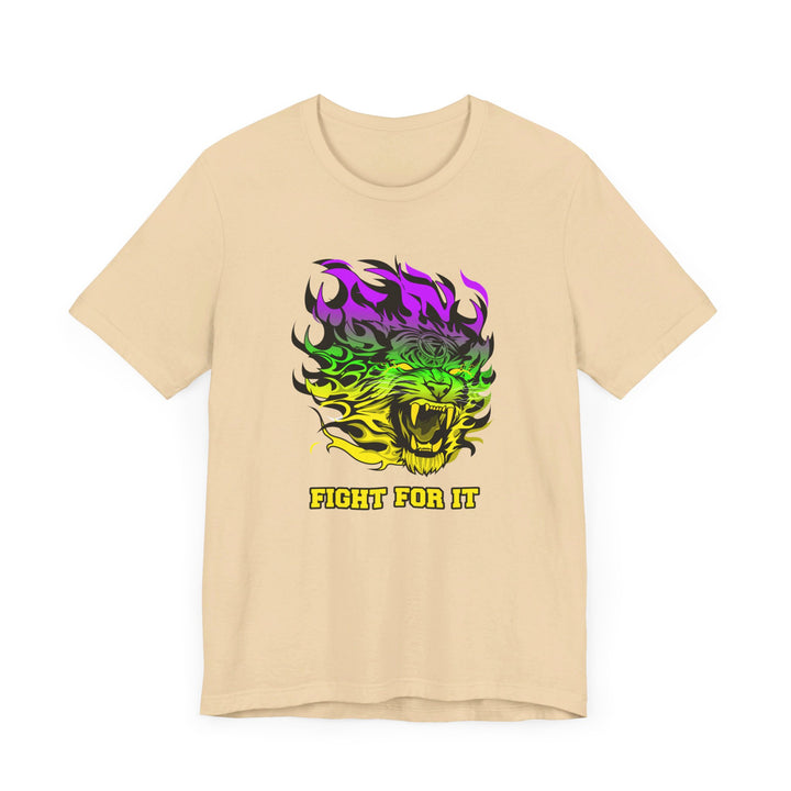 TIGER FLAME YELLOW GREEN PURPLE /FIGHT FOR IT