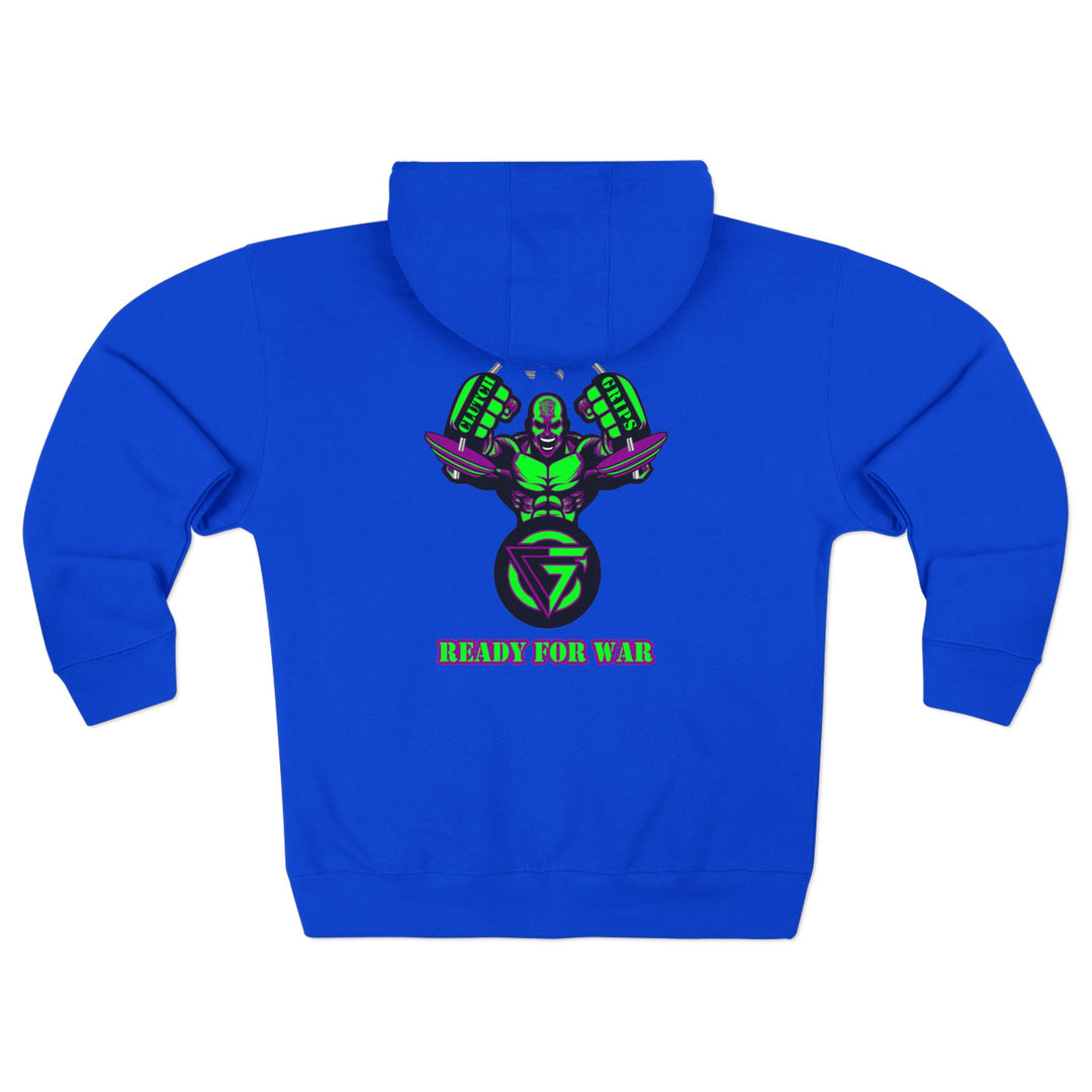 MAC SNAP PURPLE GREEN /READY FOR WAR ZIP UP