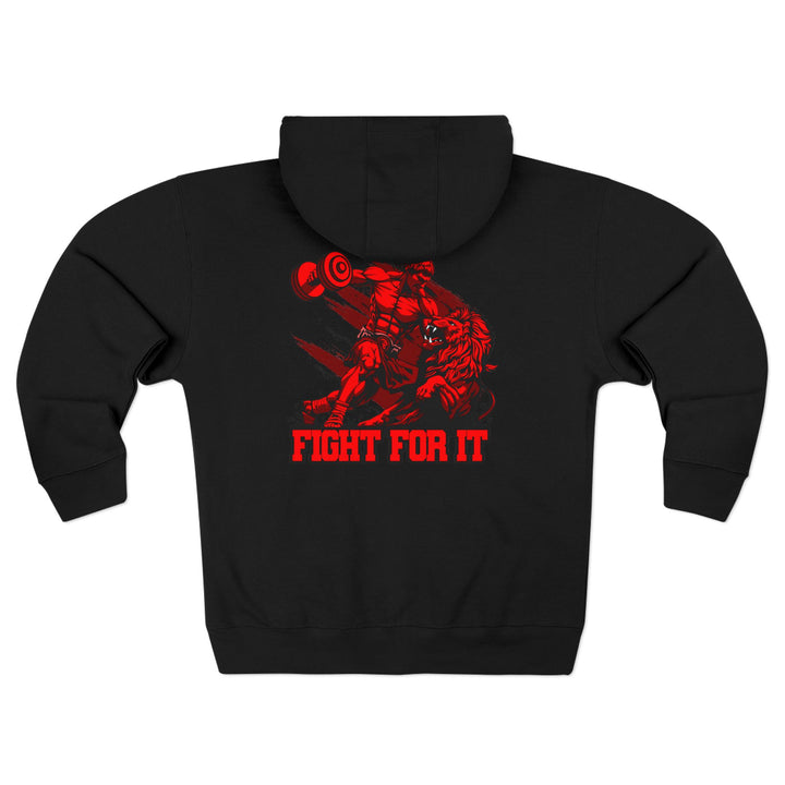 CG COLISEUM MAC RED /FIGHT FOR IT ZIP UP