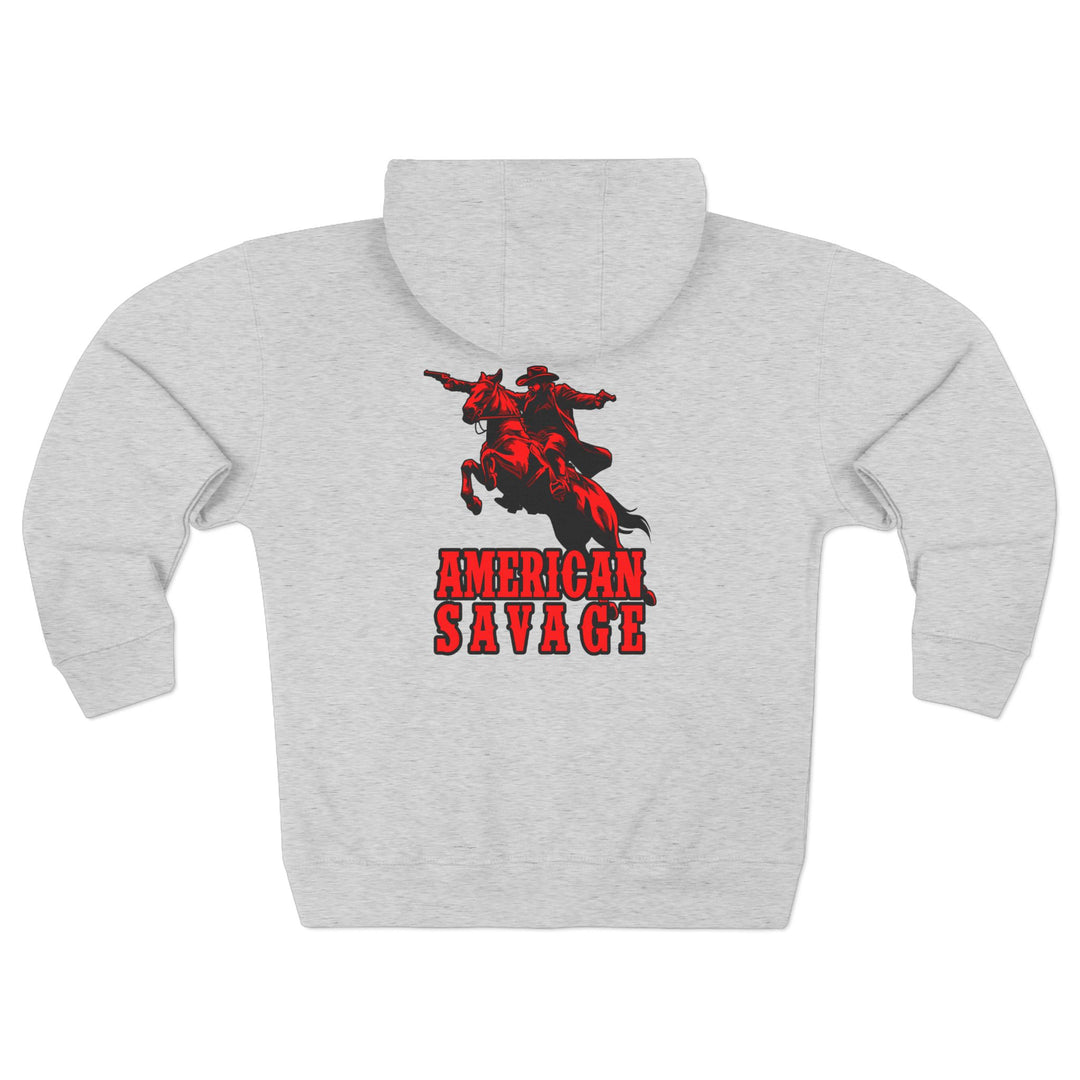 CG OUTLAW RED BLACK /AMERICAN SAVAGE ZIP UP
