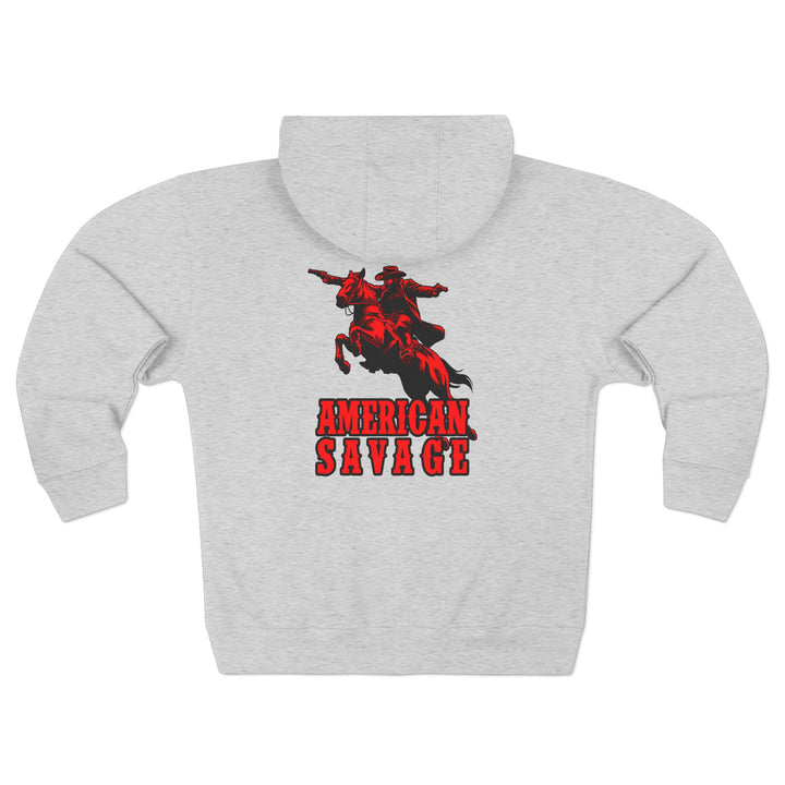 CG OUTLAW RED BLACK /AMERICAN SAVAGE ZIP UP