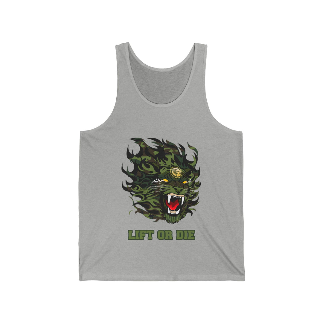 TIGER FLAME TANK FOREST CAMO/LIFT OR DIE