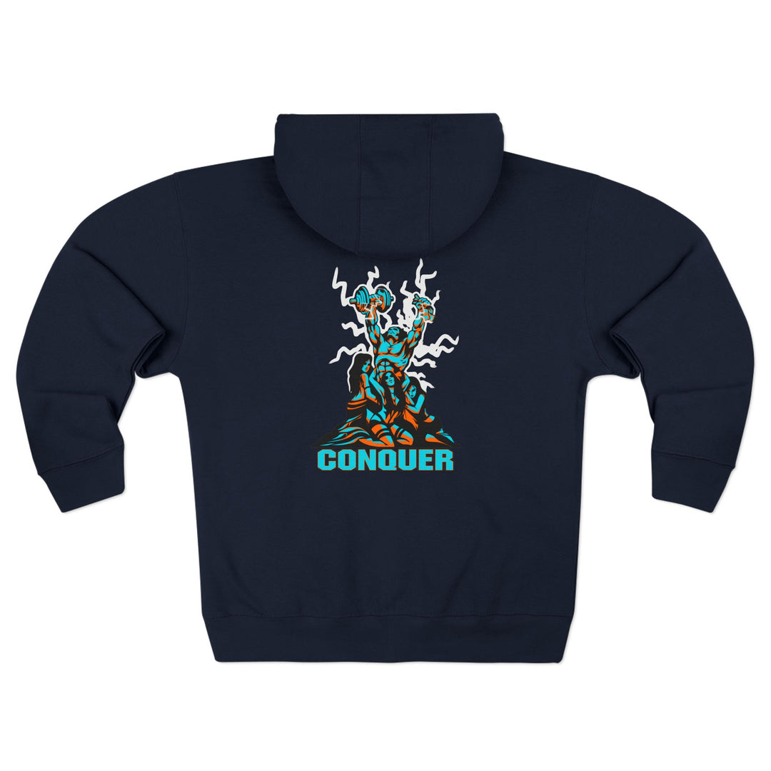 CG CONFIDENCE MAN ORANGE AQUA /CONQUER ZIP UP