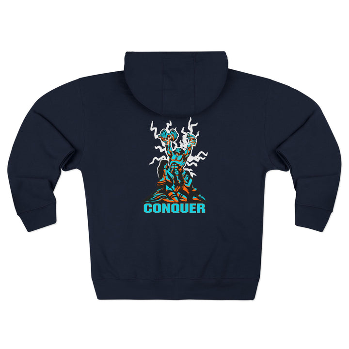 CG CONFIDENCE MAN ORANGE AQUA /CONQUER ZIP UP