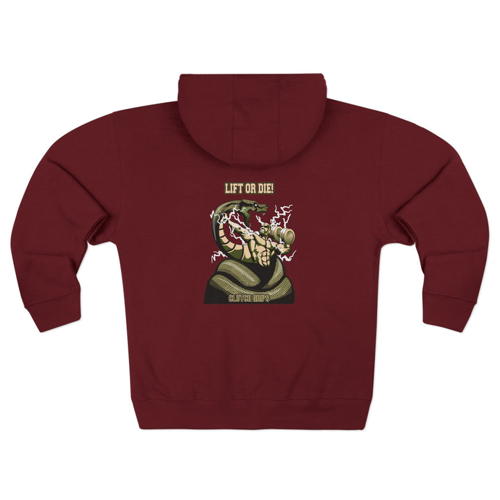 MAC VS SNAKE DESERT SAND GREEN /LIFT OR DIE ZIP UP