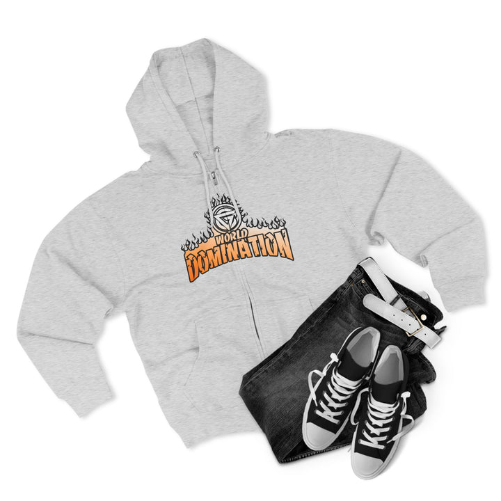 SPARTAN LIFT WHITE ORANGE FADE /READY FOR WAR ZIP UP