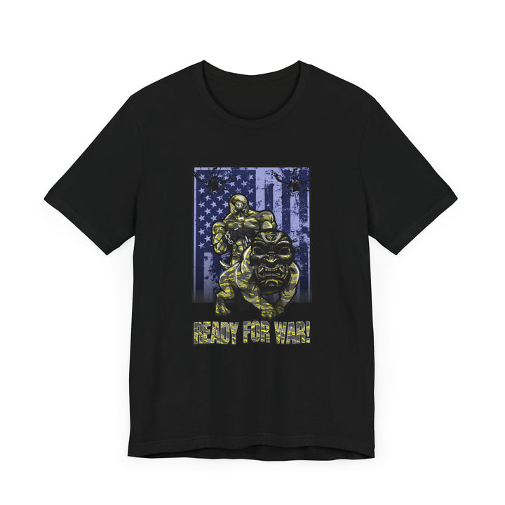 ANGRY DOG YELLOW CAMO FLAG/READY FOR WAR