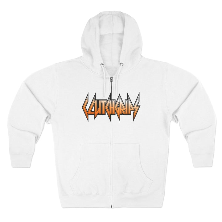 CG A AMERICAN WARRIORS ORANGE WHITE FADE /CONQUER ZIP UP