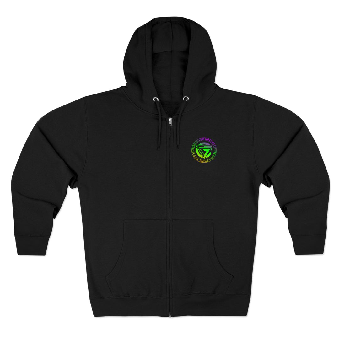 CG GRIP MASTER MAC YELLOW GREEN PURPLE /LIFT OR DIE ZIP UP