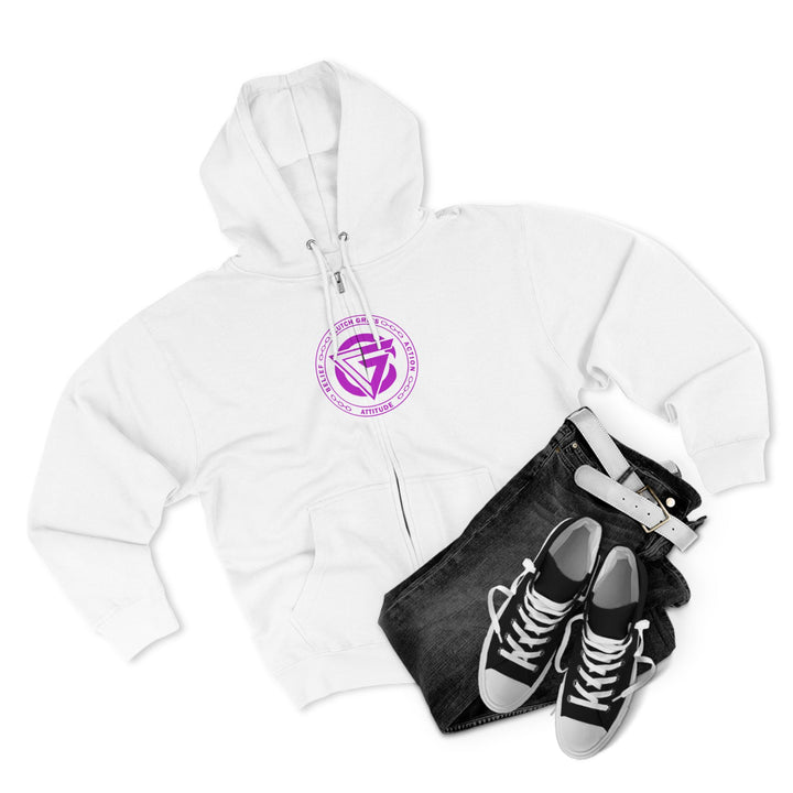 CG SKULL PURPLE/LIFT OR DIE ZIP UP