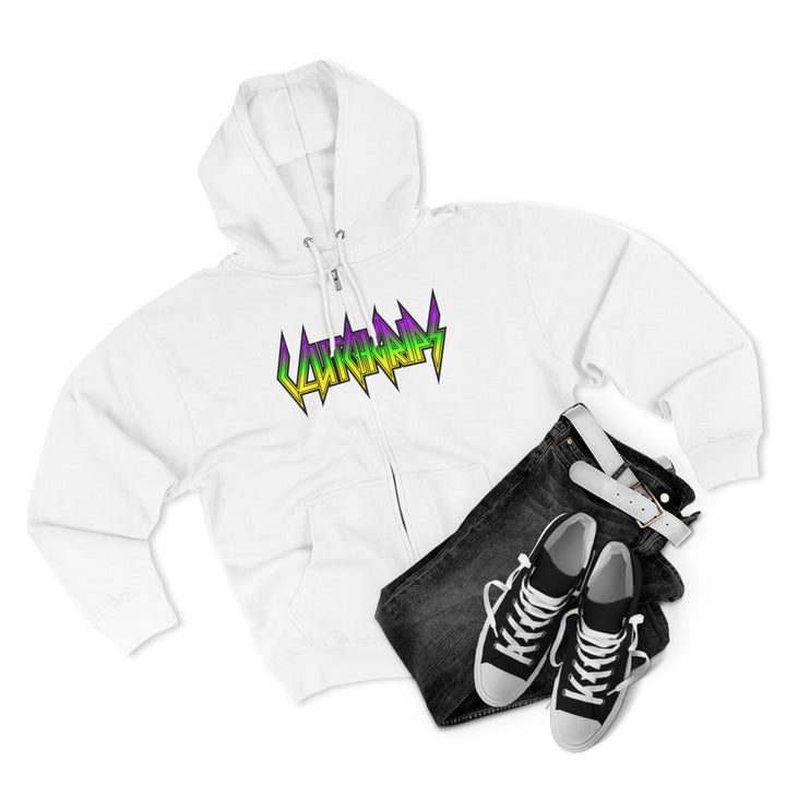 CG LIFT KICK YELLOW GREEN PURPLE FADE /KILL OR BE KILLED ZIP UP