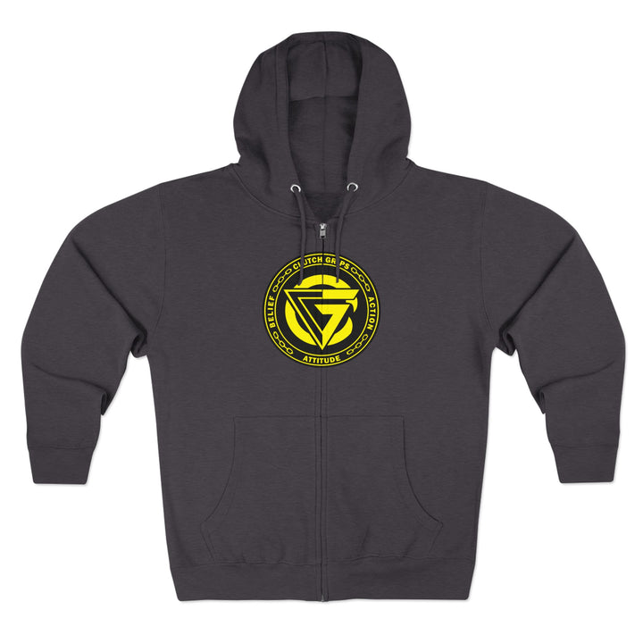 CG TIGER VS TIGER YELLOW BLACK /READY FOR WAR ZIP UP
