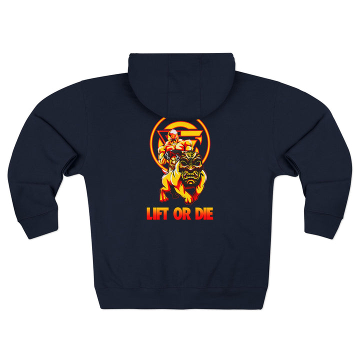 CG ANGRY DOG GOLD RED /LIFT OR DIE ZIP UP TIK TOK
