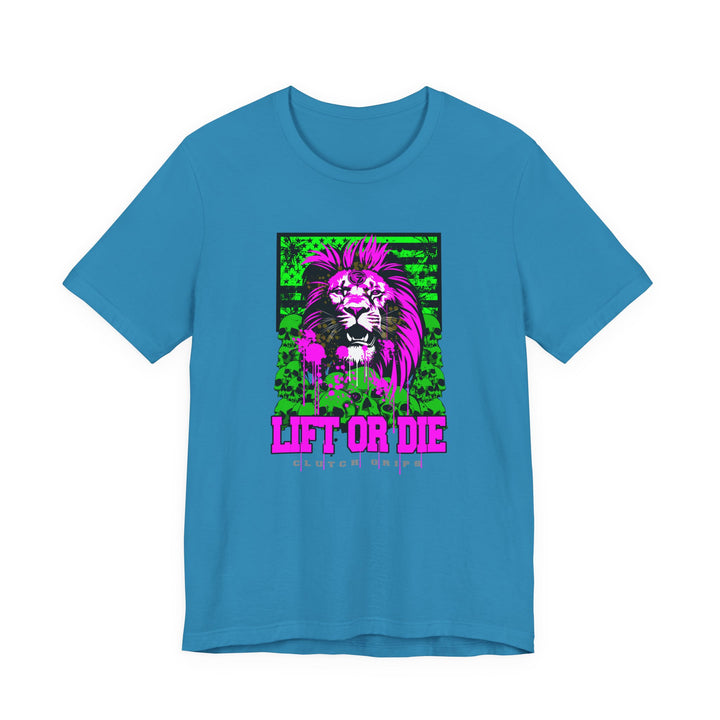 LION HEART PURPLEGREEN/LIFT OR DIE